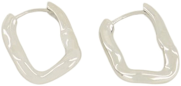 Oval swirl earrings