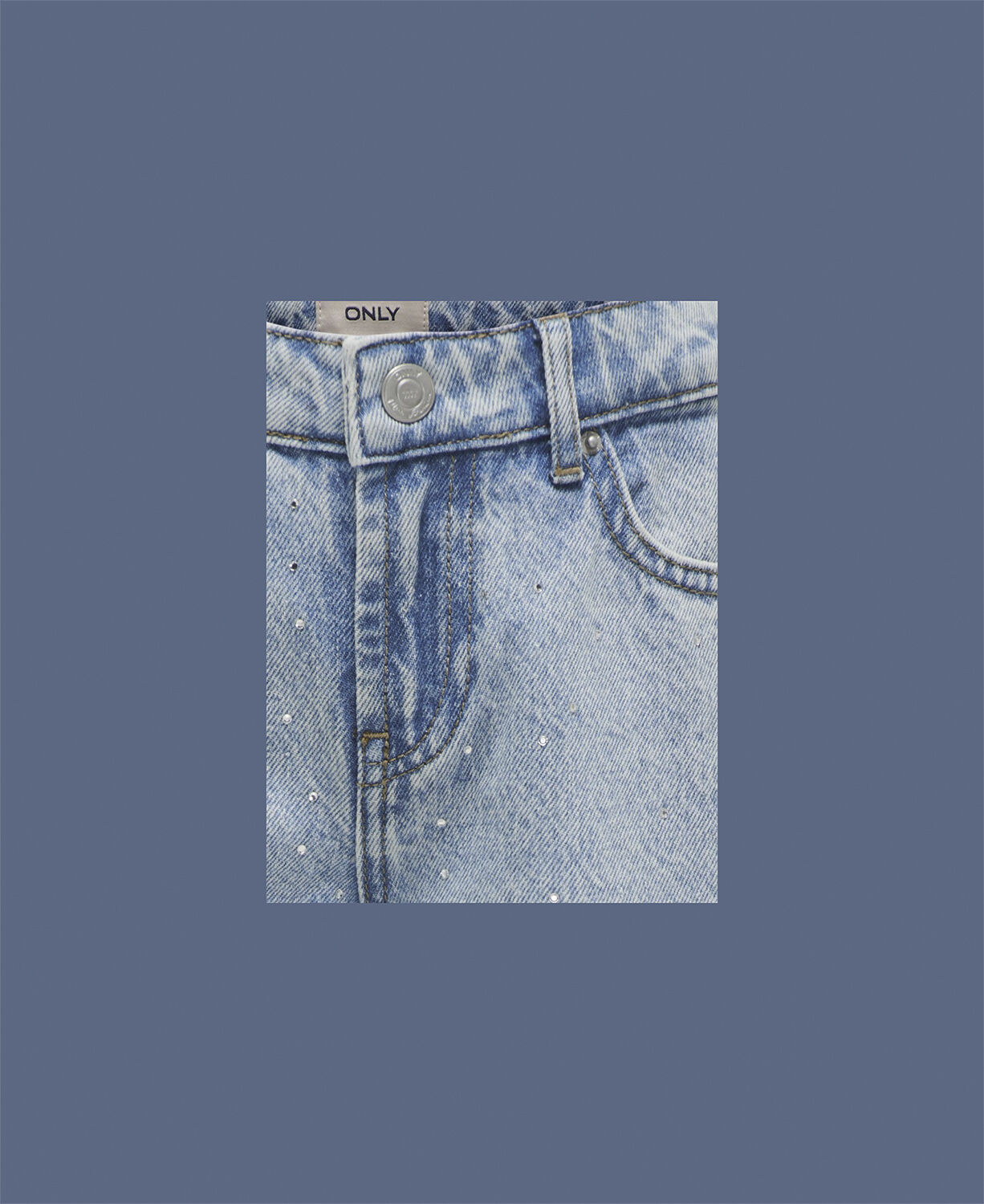 KOGCOBAIN RHINESTONE WIDE DNM AZG