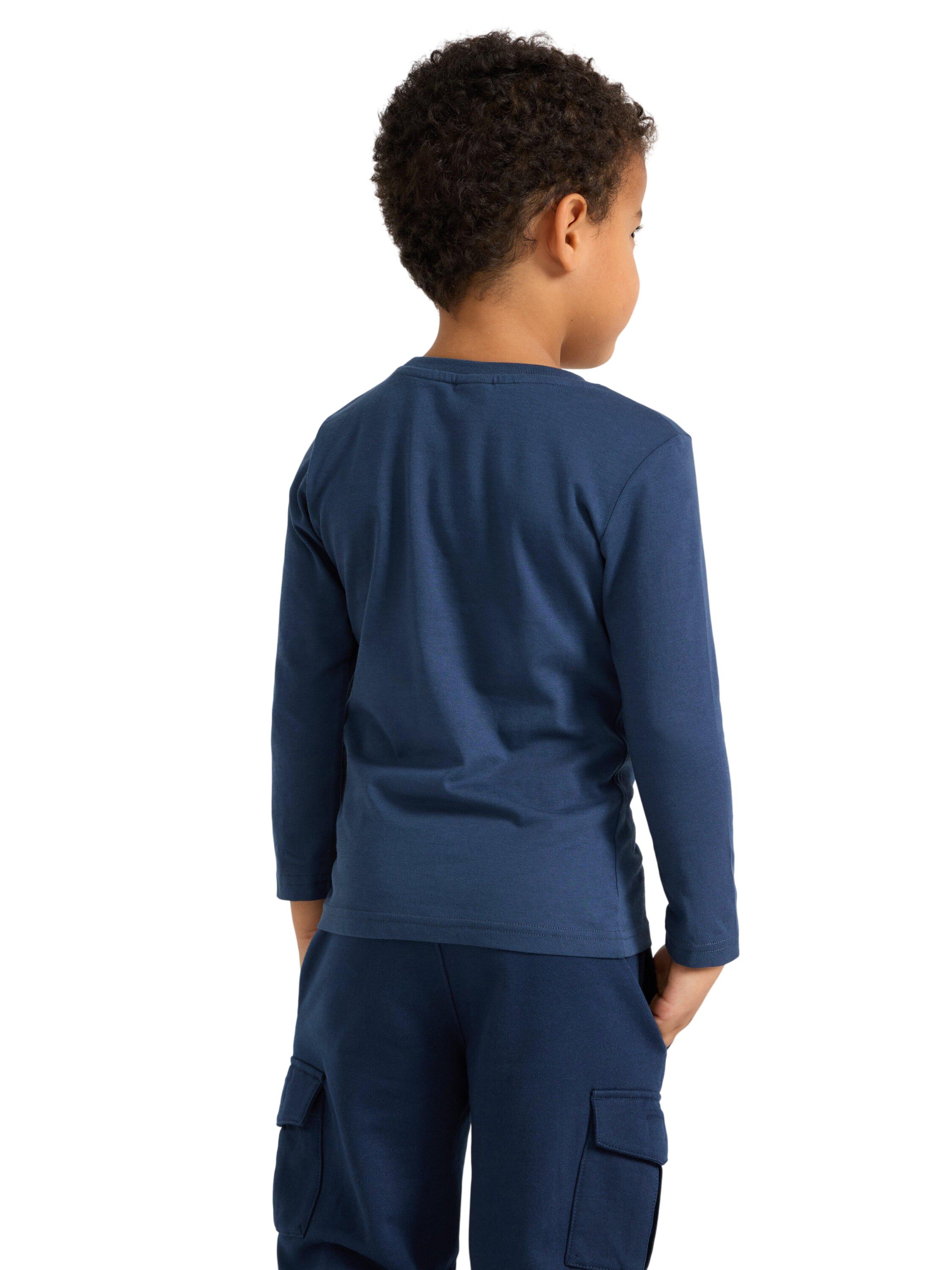 Long-sleeved top with motif at the