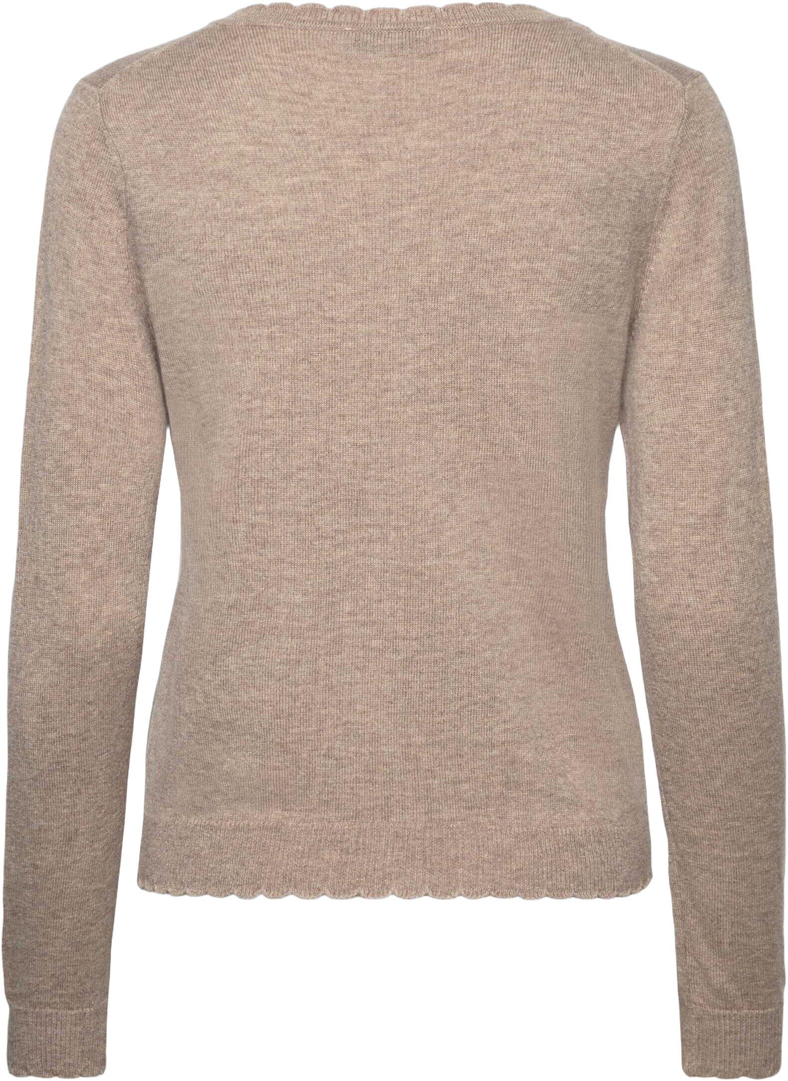 RMWSofia Wool LS Scallop Edge Short Cardigan