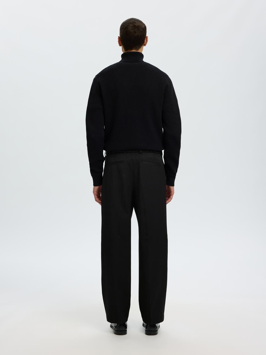 Slm220-Loose Luke Wool Blend Pant