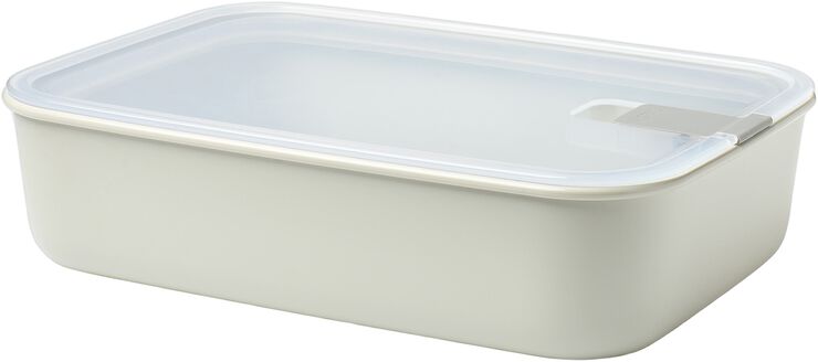 Husholdningsboks EasyClip 2250 ml Nordic white PP