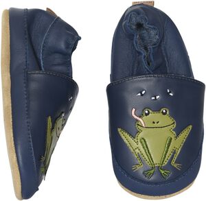 Frog leather slippers