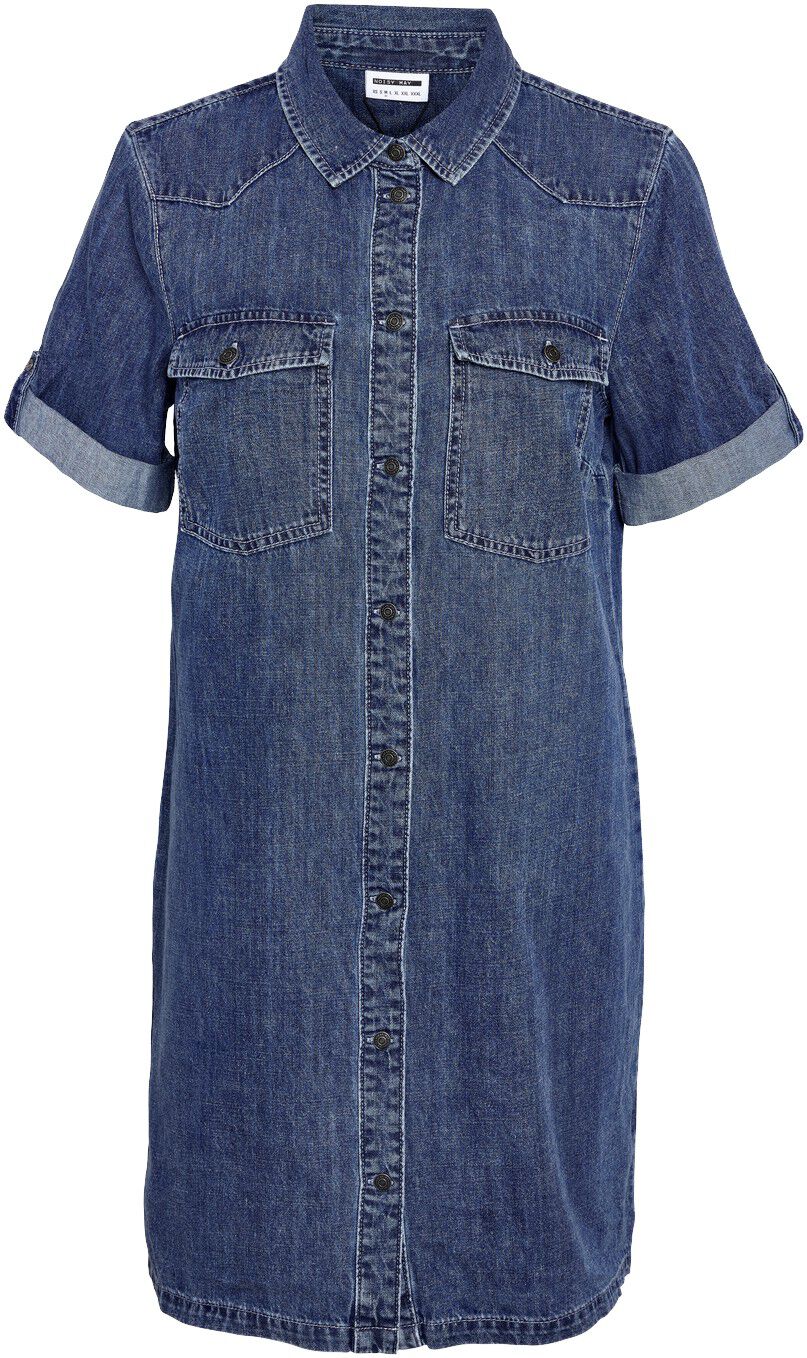 Nmnew Signe S/S Denim Dress Vi002Mb Noos
