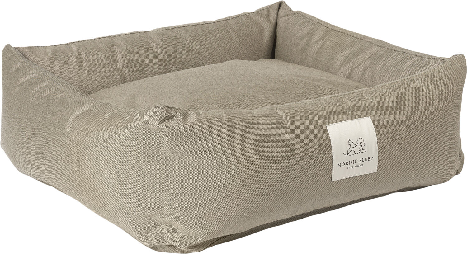 Fossflakes Dog bed Khaki