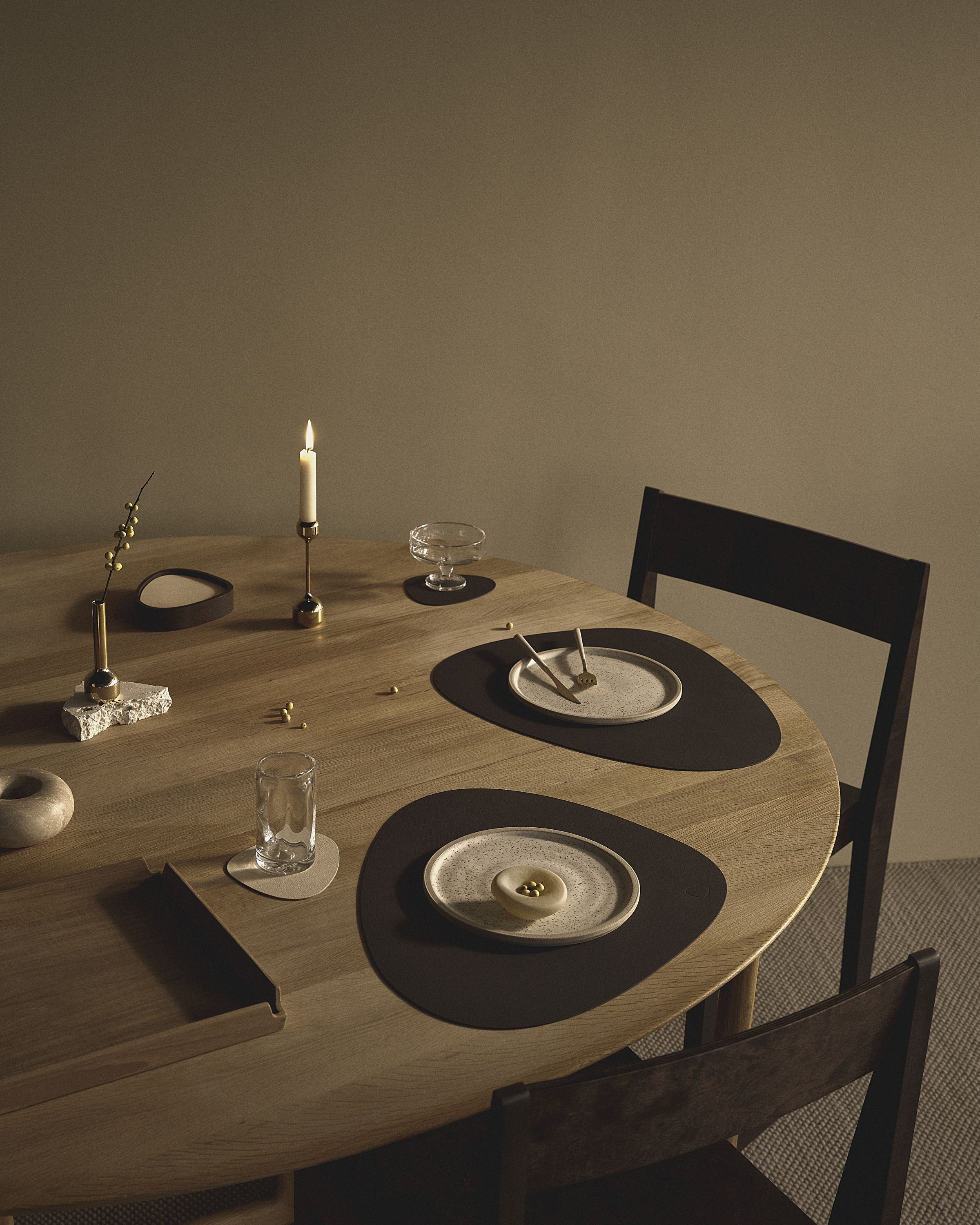 Glass Mat Curve Nupo Hazel