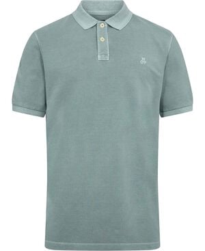 Poloshirt, short sleeve, rib detail