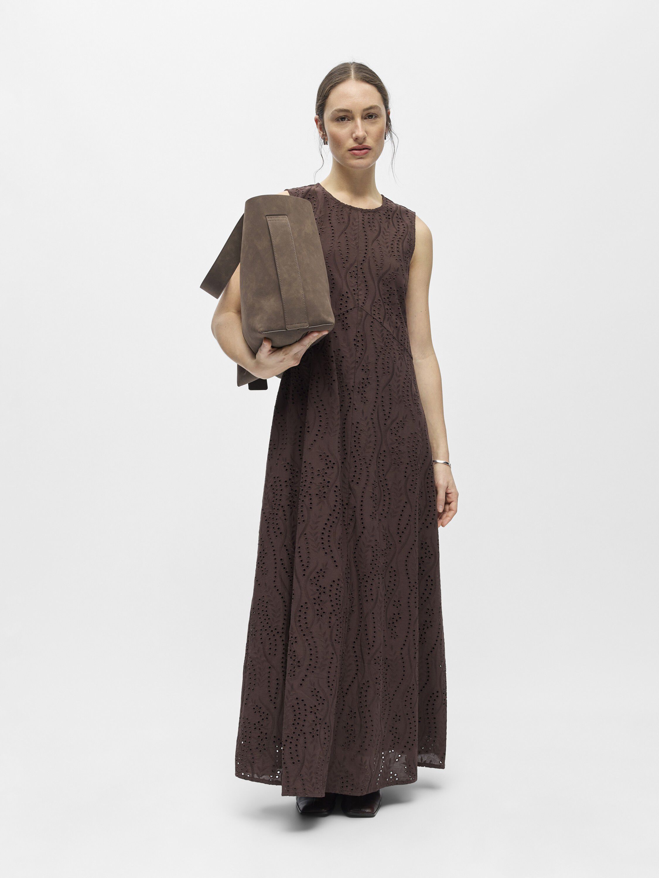 Lang kjole Objjovanna S/L Lo O-Neck 145