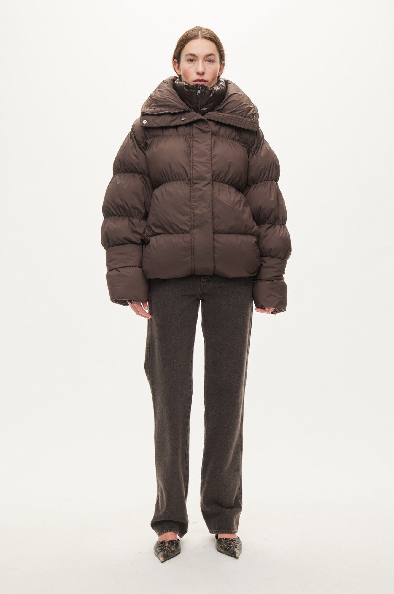 Aki double Collar Jacket