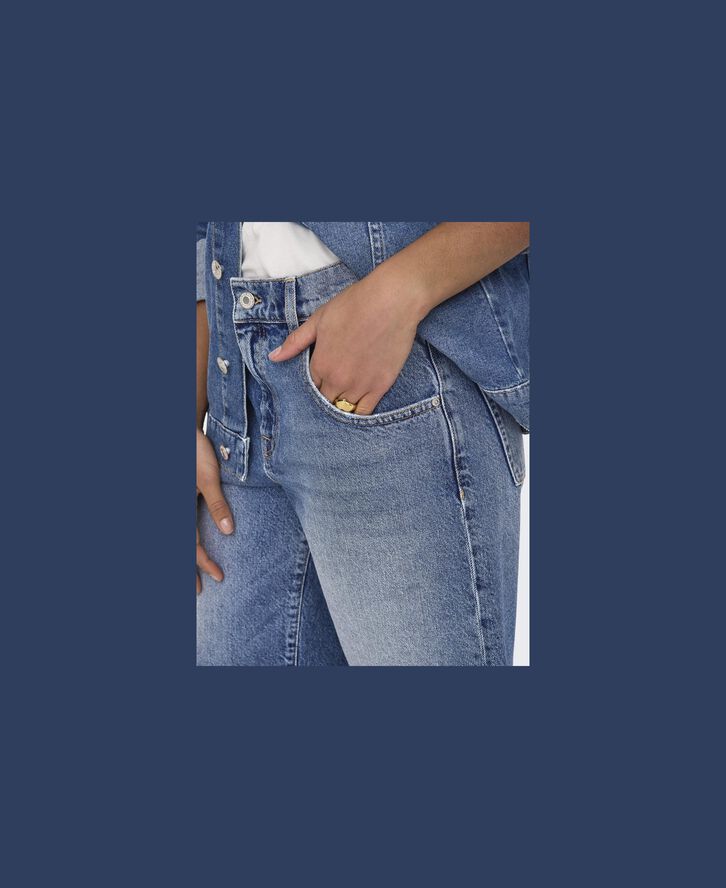 ONLMATE REG BAGGY LONG SHORTS DNM N