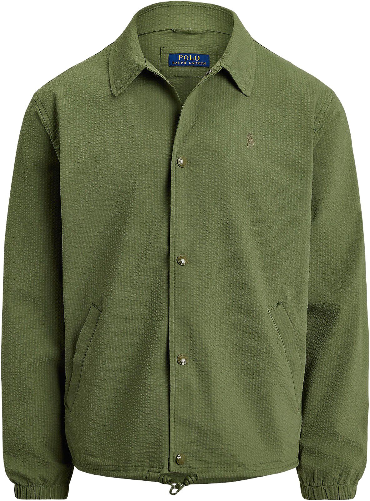 Striped Seersucker Coach&rsquo;s Jacket