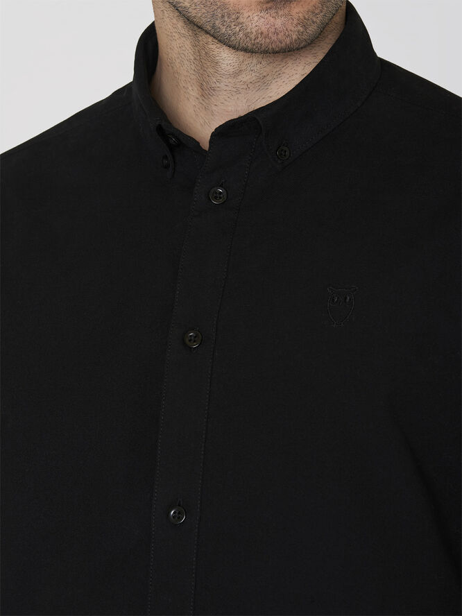 Harald Small owl oxford regular fit shirt - GOTS/Vegan