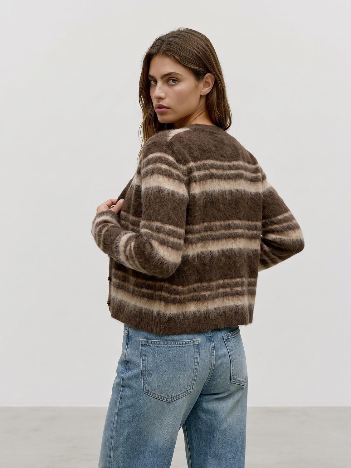 Awnyhavn Ls V-Neck Knit Cardigan Vip