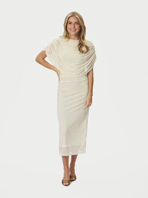 Tottuna Long Drapy Mesh Dress