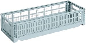 HAY Colour Crate Mini-Oblong-Dusty blue
