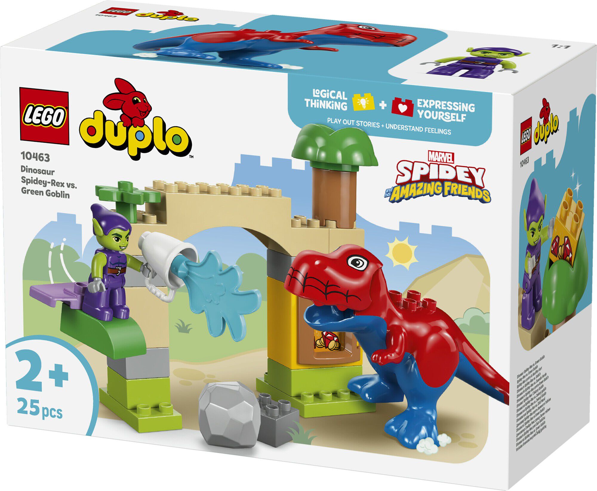 Spidey-Rex-dinosaur mod Green Goblin 10463