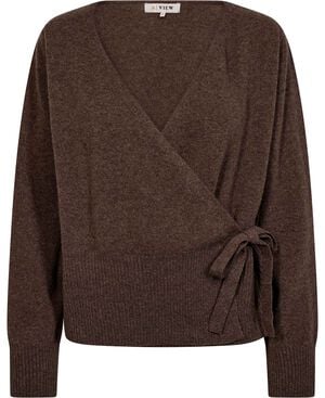 Merino wrap cardigan