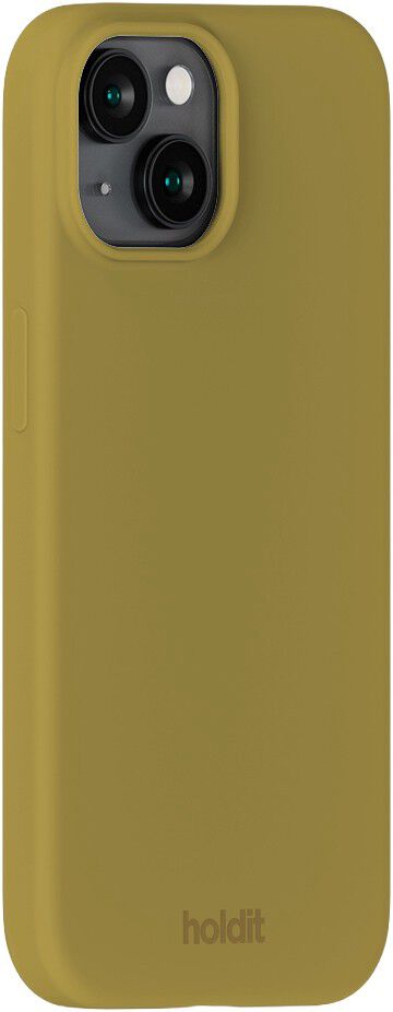 Silicone Case iPhone 15 Warm Olive