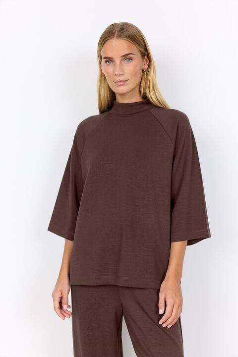 SC-BANU 261 Bluse Mørk brun