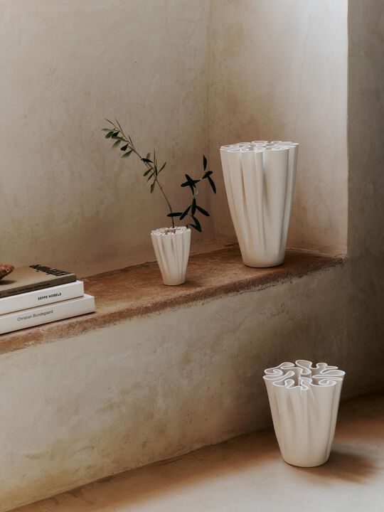 Dedali Vase - H11 - Off-white