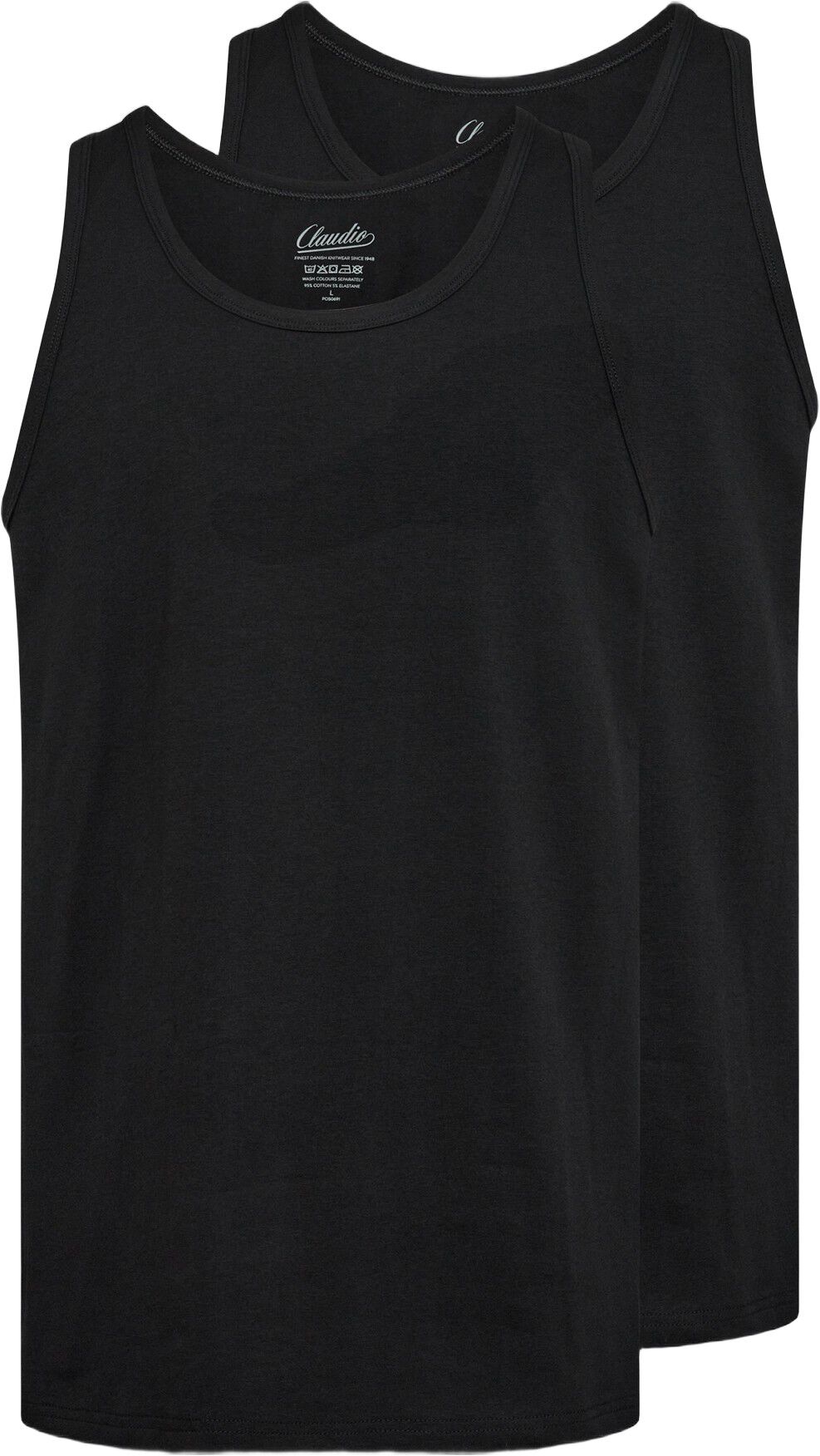 Claudio 2-pack tanktop cotton
