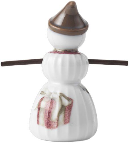 Hammersh&oslash;i Christmas Sn&oslash;jente H8 hvit m. deko