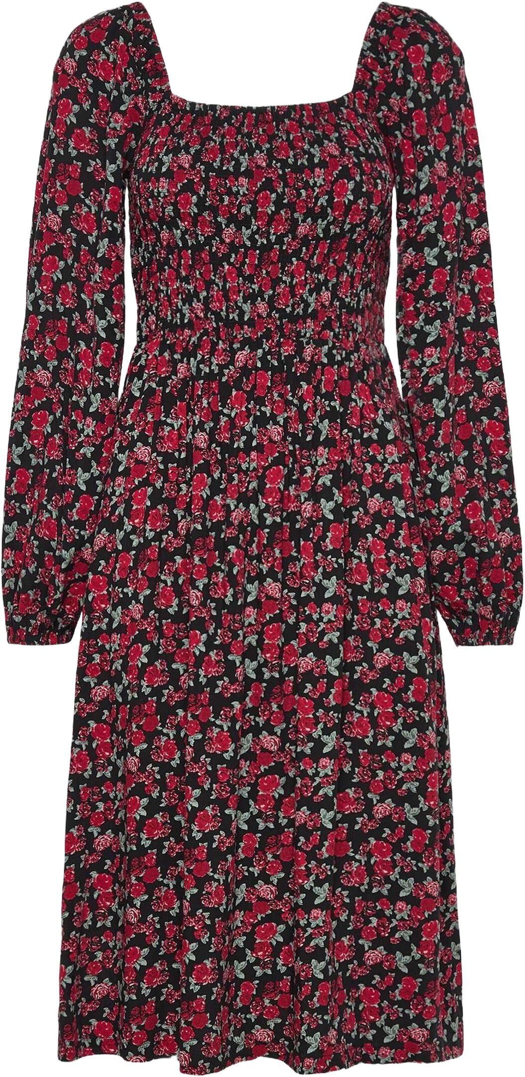 RWElif LS Smock Knee Dress