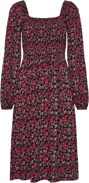 RWElif LS Smock Knee Dress