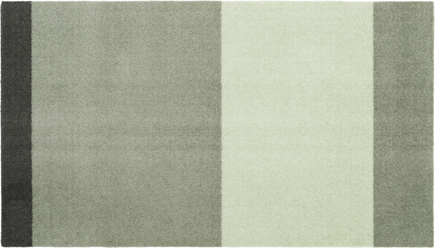 L&oslash;ber, 67x120 cm, stripes-horizon lys/st&oslash;vet og m&oslash;rkegr&oslash;n