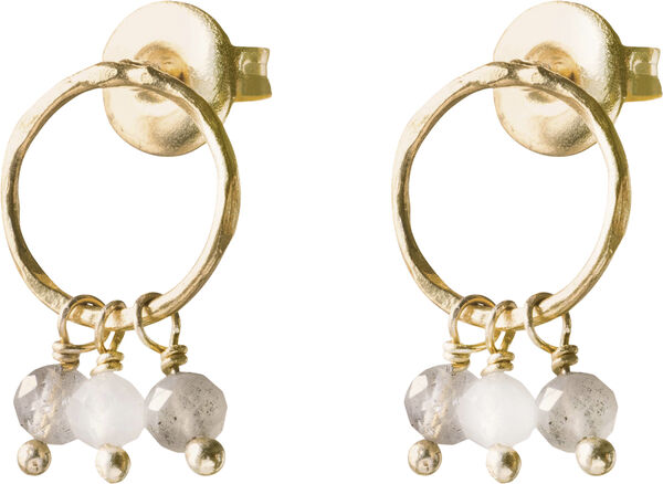 Genuine Labradorite Moonstone Earrings GP