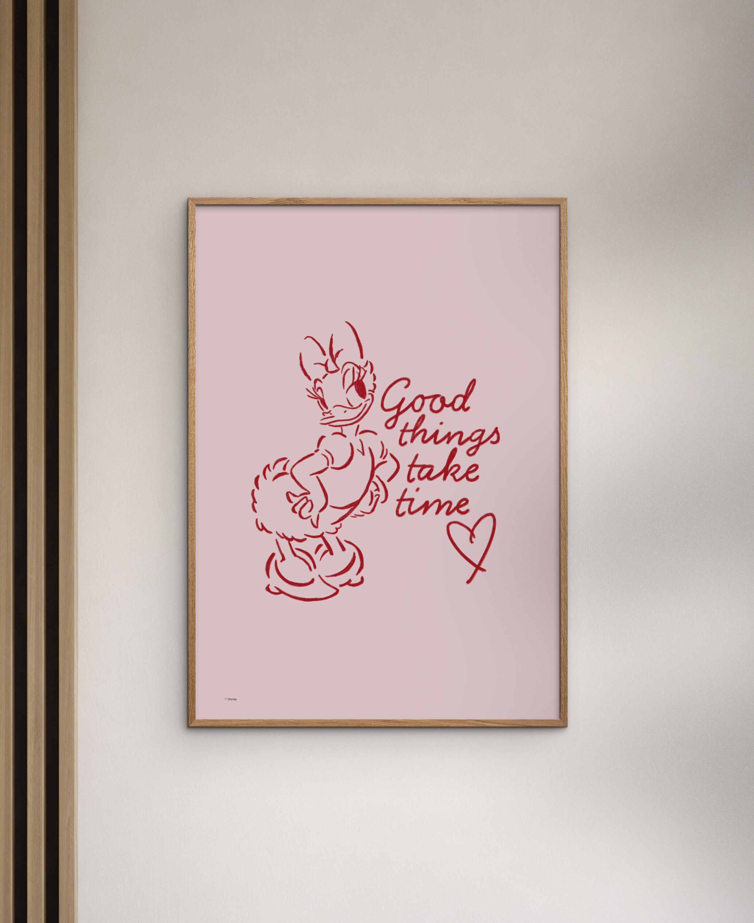 Disney - Good Things Take Time Poster