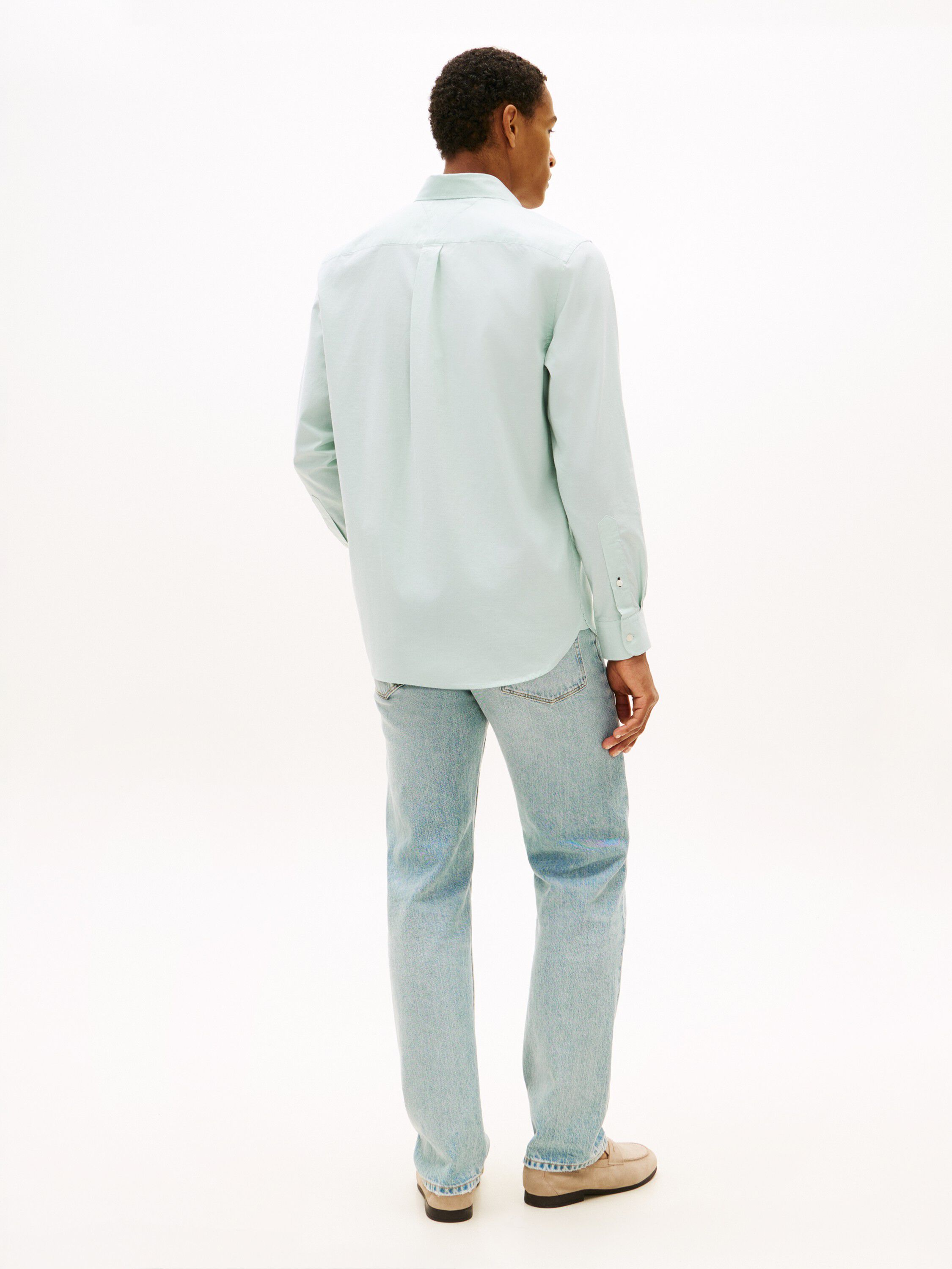 Regular Fit Button-Down Lightweight Oxford Shirt