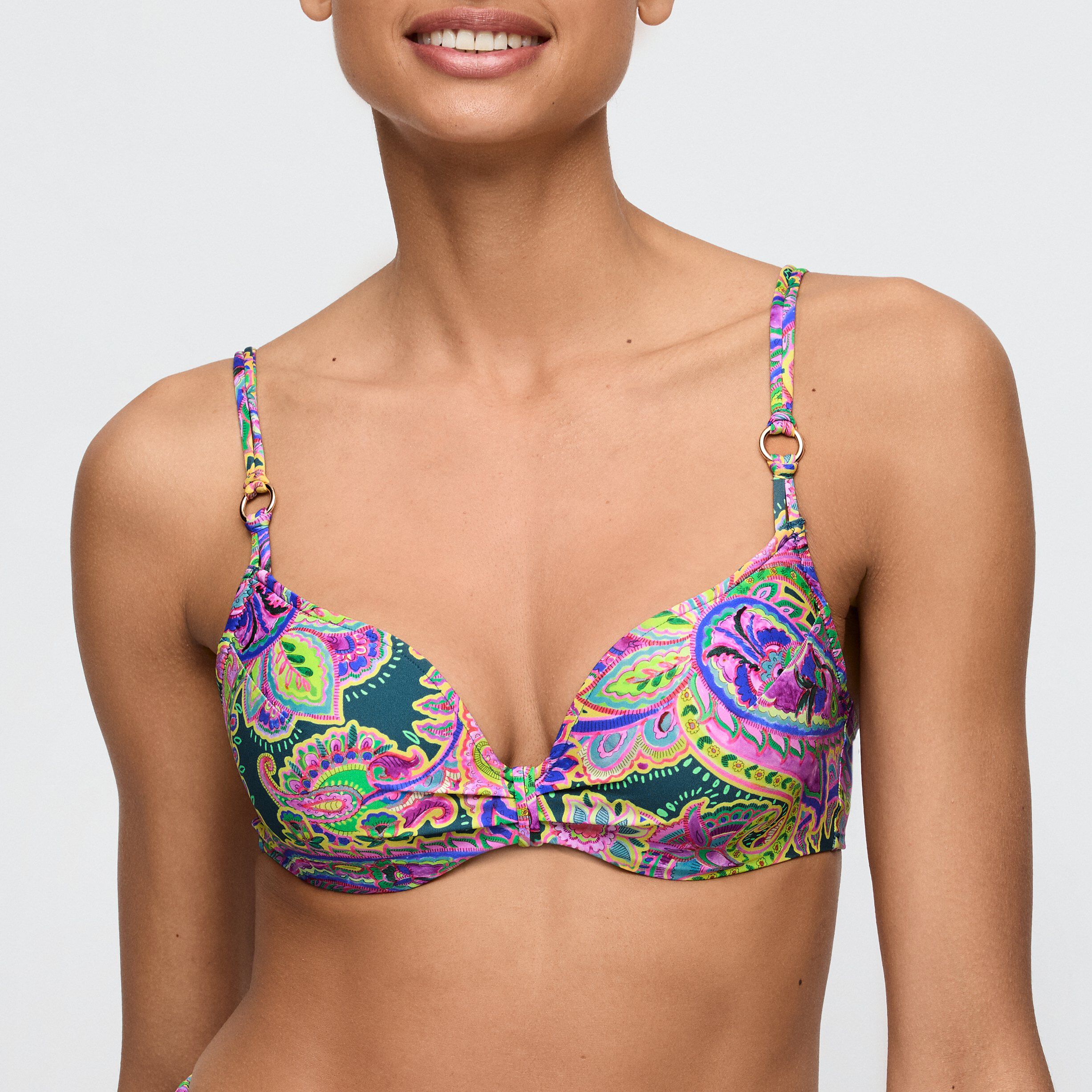 Jolise padded bikini top heartshape