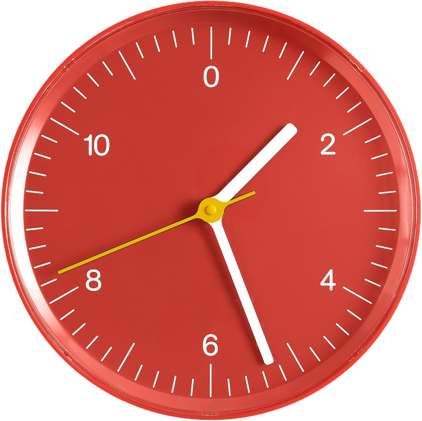 Wall Clock Recycled-Red