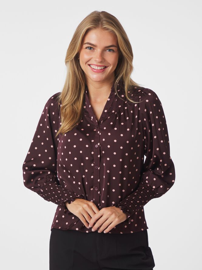 Camisa Dot Blouse