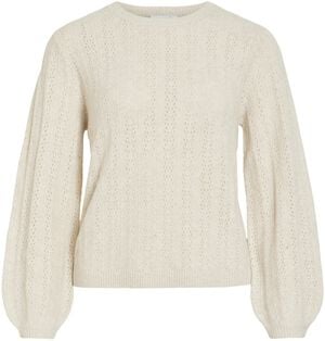 VILIGA POINTELLE L/S O-NECK TOP -NO