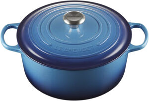 Rund støbejernsgryde 4,2L Azure Blue