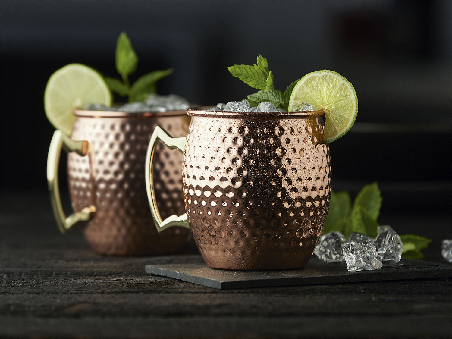Moscow mule krus 55 cl 2 stk. Kobber hamret