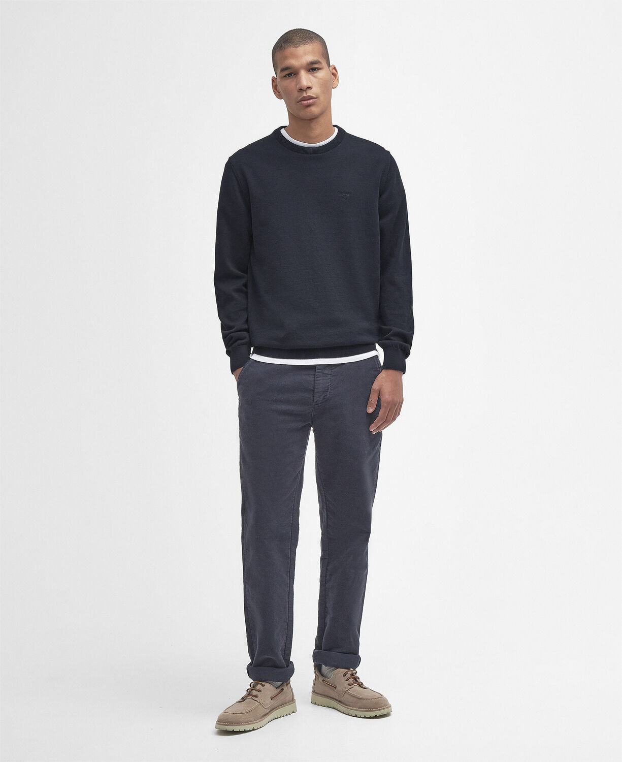 Barbour Pima Cotton Crew Neck Sweat