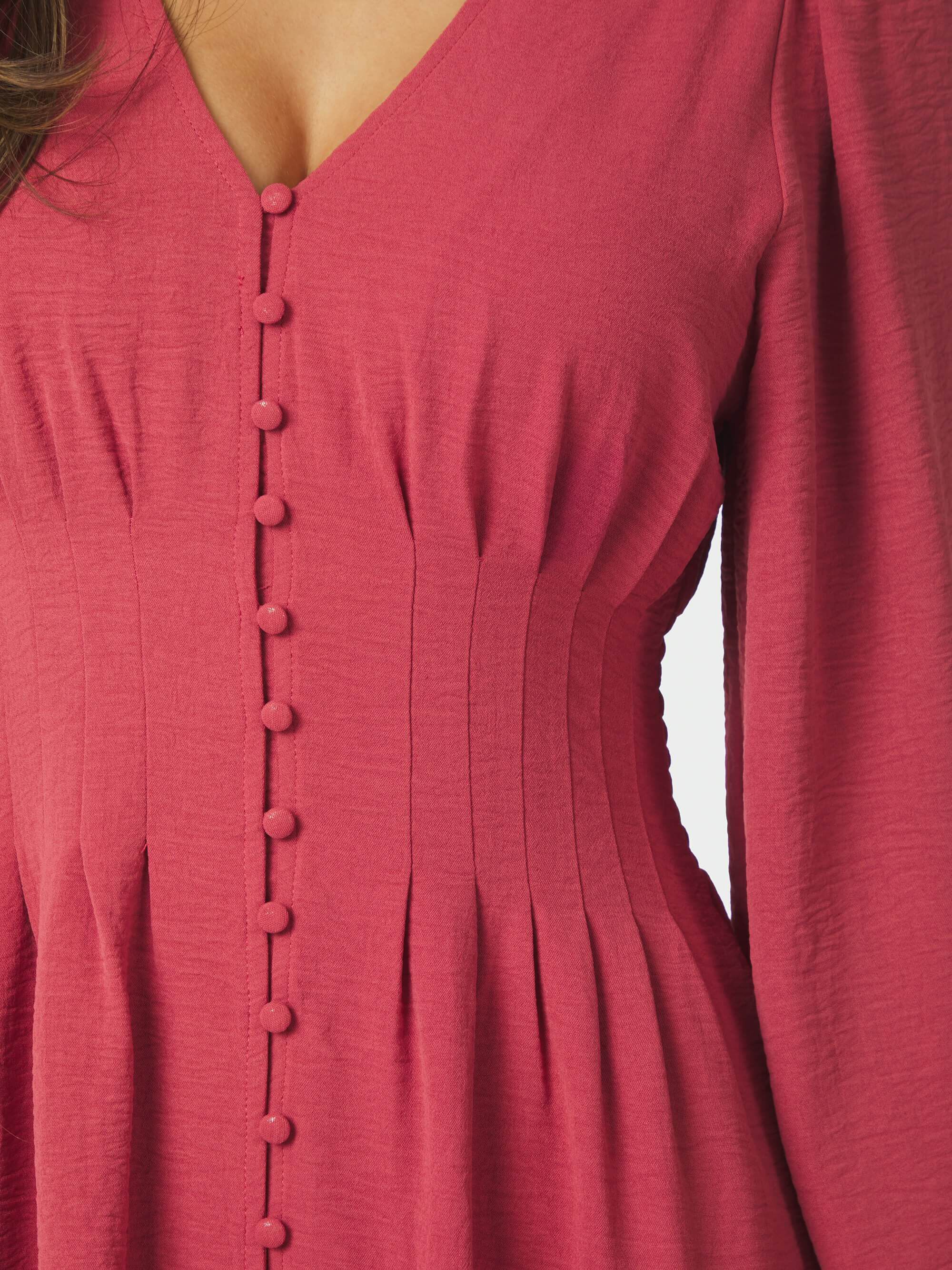 Annelie Solid Crepe Dress