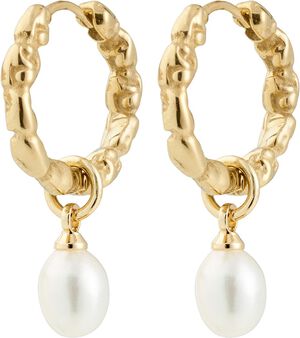 SHIFT perle øreringe guldbelagt