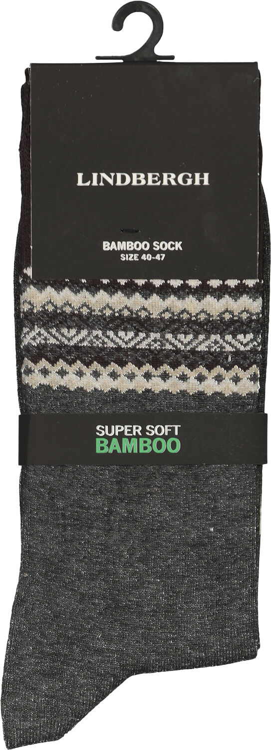 Jacquard bamboo sock