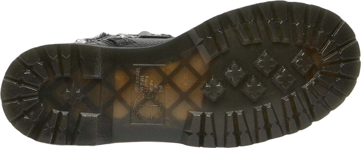 1460 Ltt Fl Black Milled Nappa+Wanama+Milo Fur