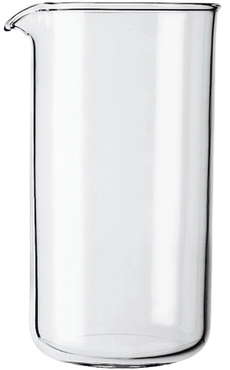 Løst glas til 3 kop kaffebrygger, dia 6. 8 cm, H 13 cm