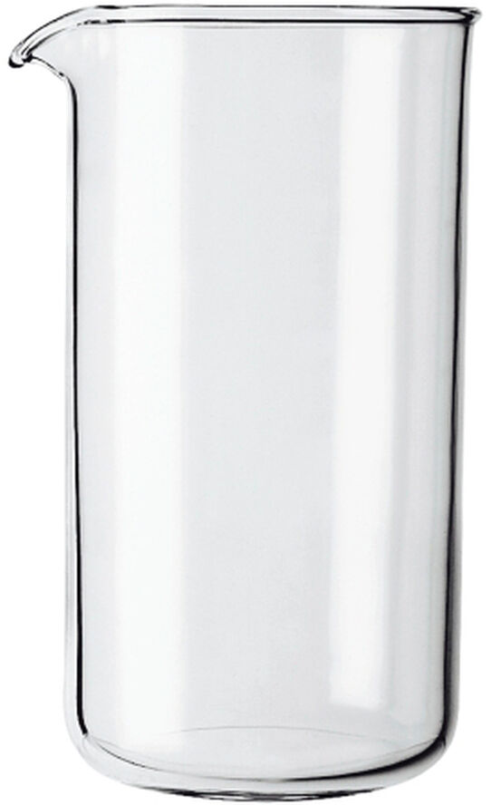 Løst glas til 3 kop kaffebrygger, dia 6. 8 cm, H 13 cm