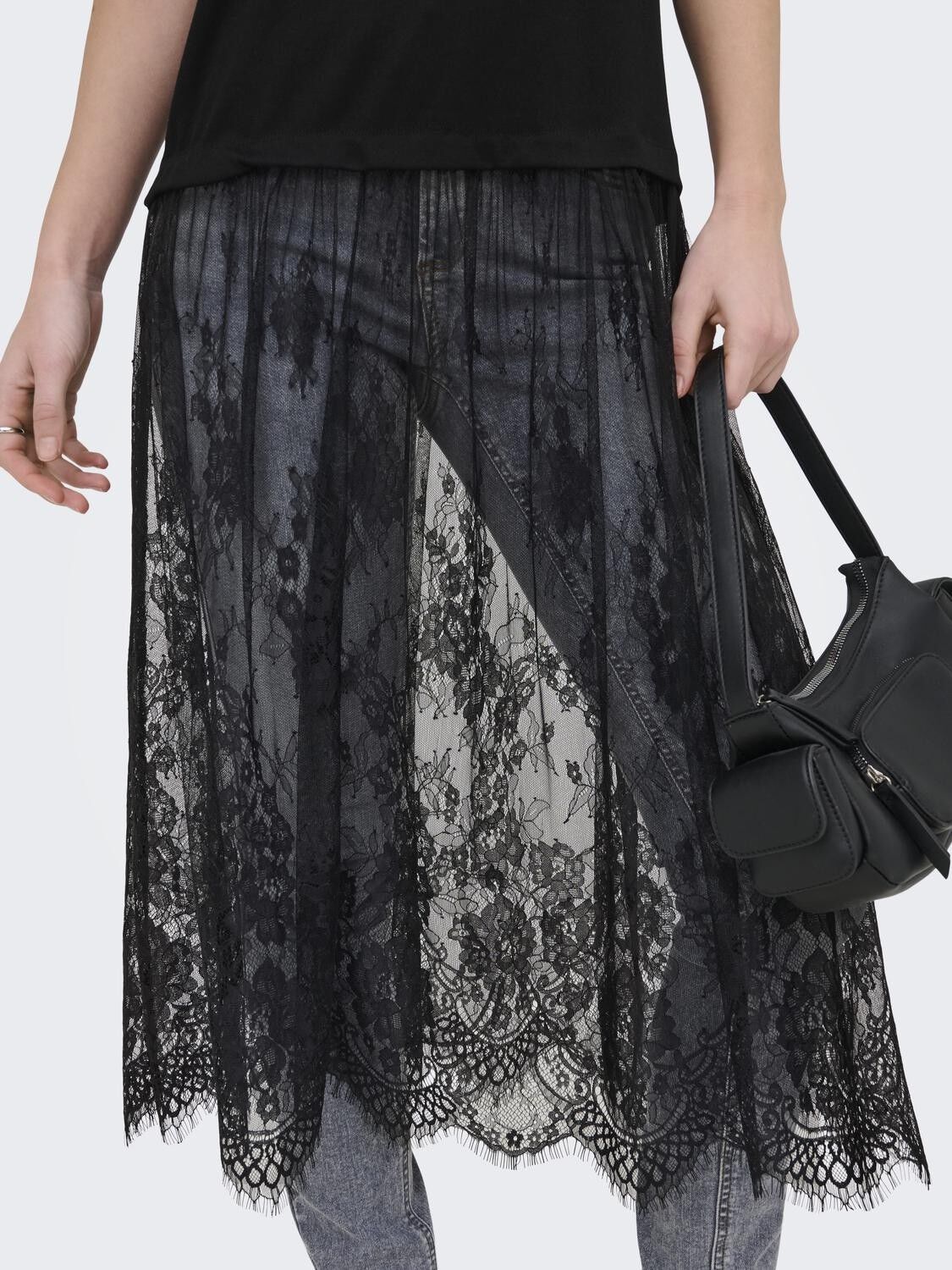 Onltahlia S/S Lace Dress Top Jrs