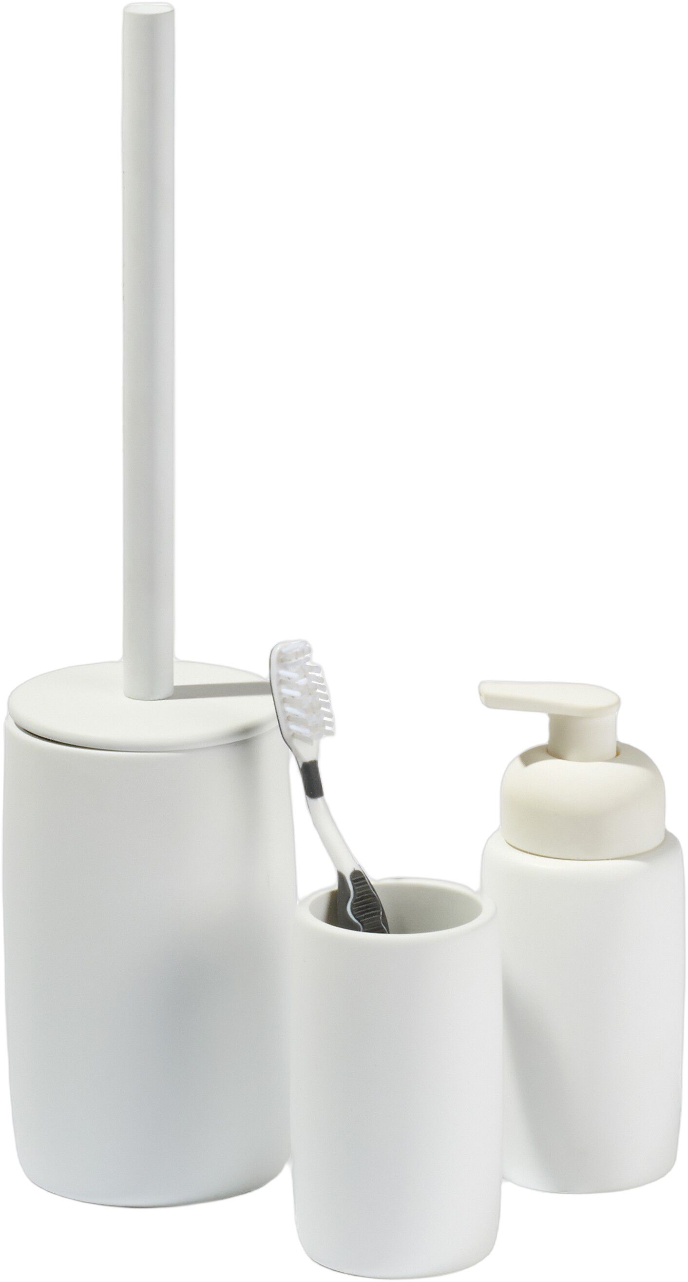 Tannb&oslash;rsteh Mono hvit Rubber