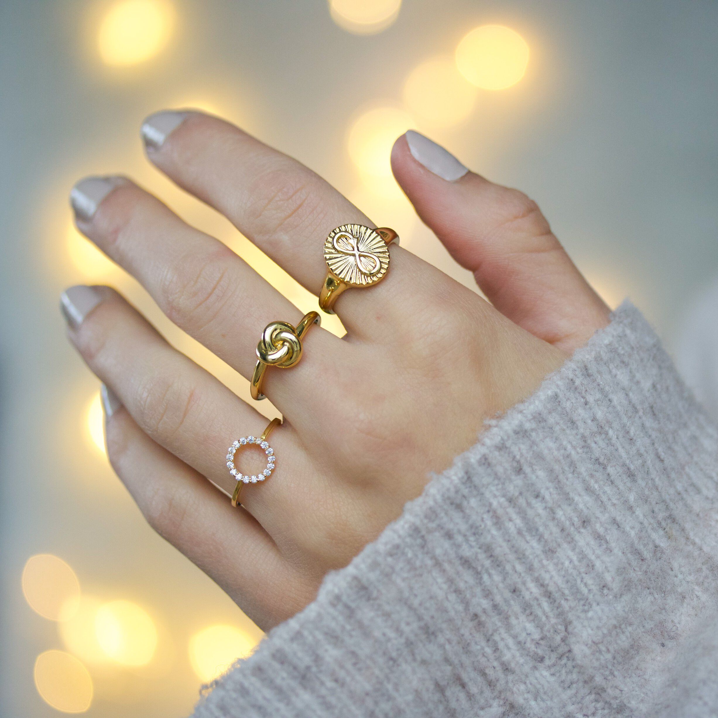 Infinity Signet Ring
