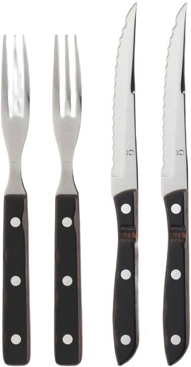 Biffbestikk/grillbestikk Old Farmer Classic 4 deler Tre/Stål