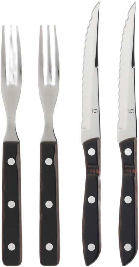 Biffbestikk/grillbestikk Old Farmer Classic 4 deler Tre/Stål